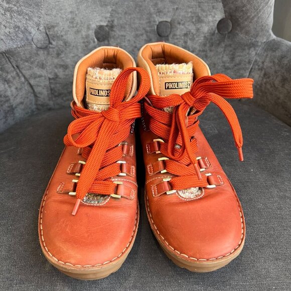 Pikolinos Cazorla Tan/orange color block Boots – Size 37 - Picture 3 of 10